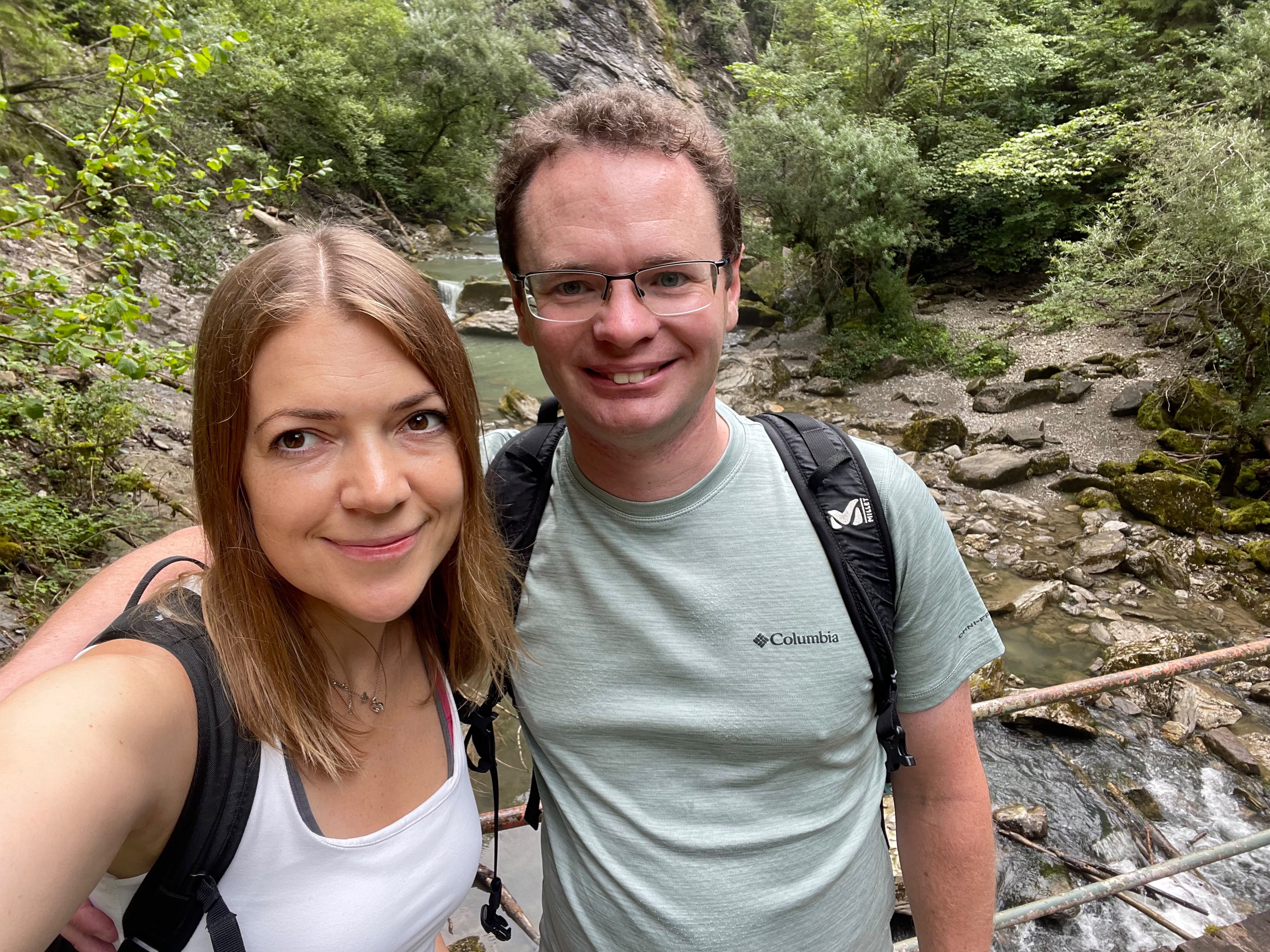 Elena and Chris on their 1st hike