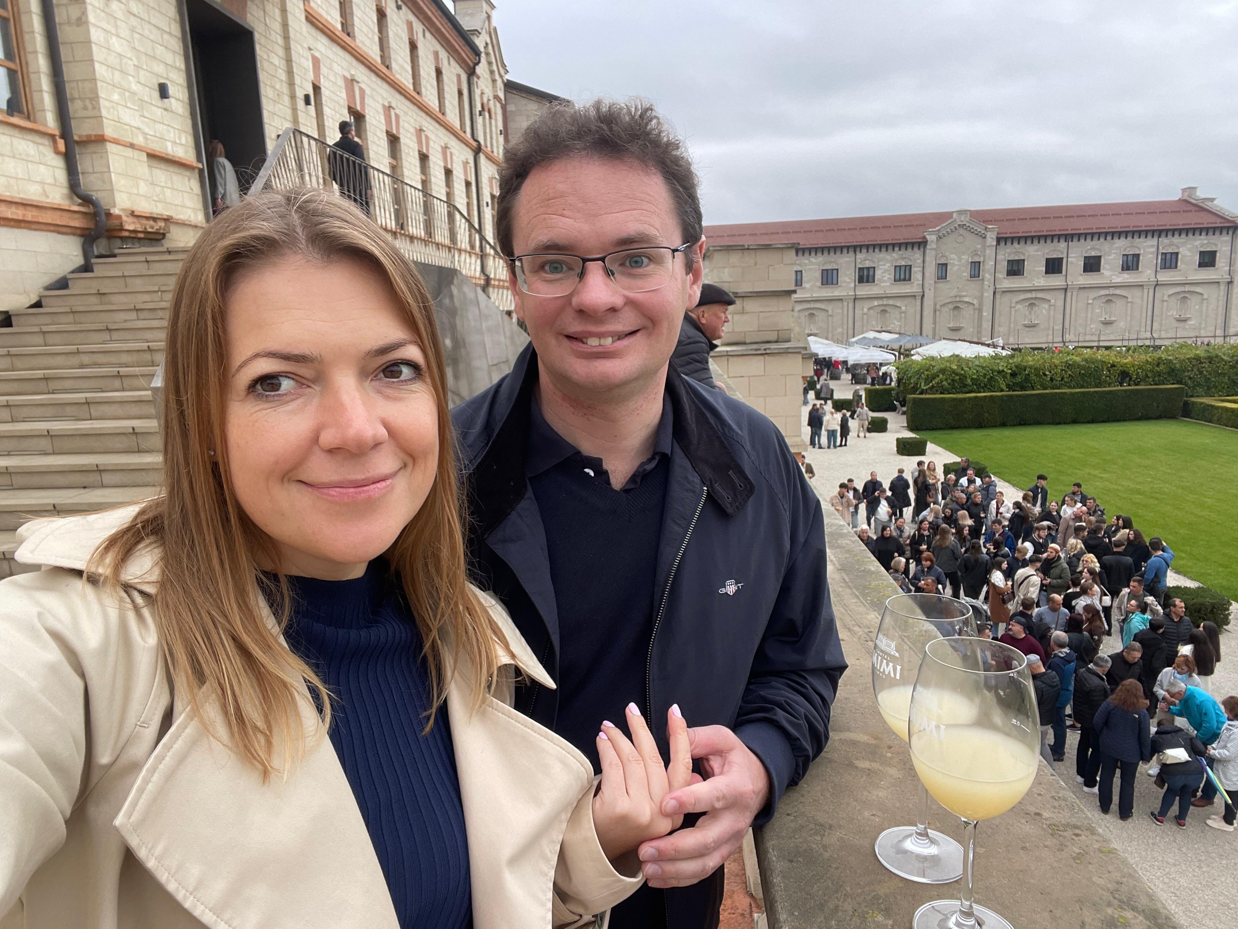 Elena and Chris in Moldova