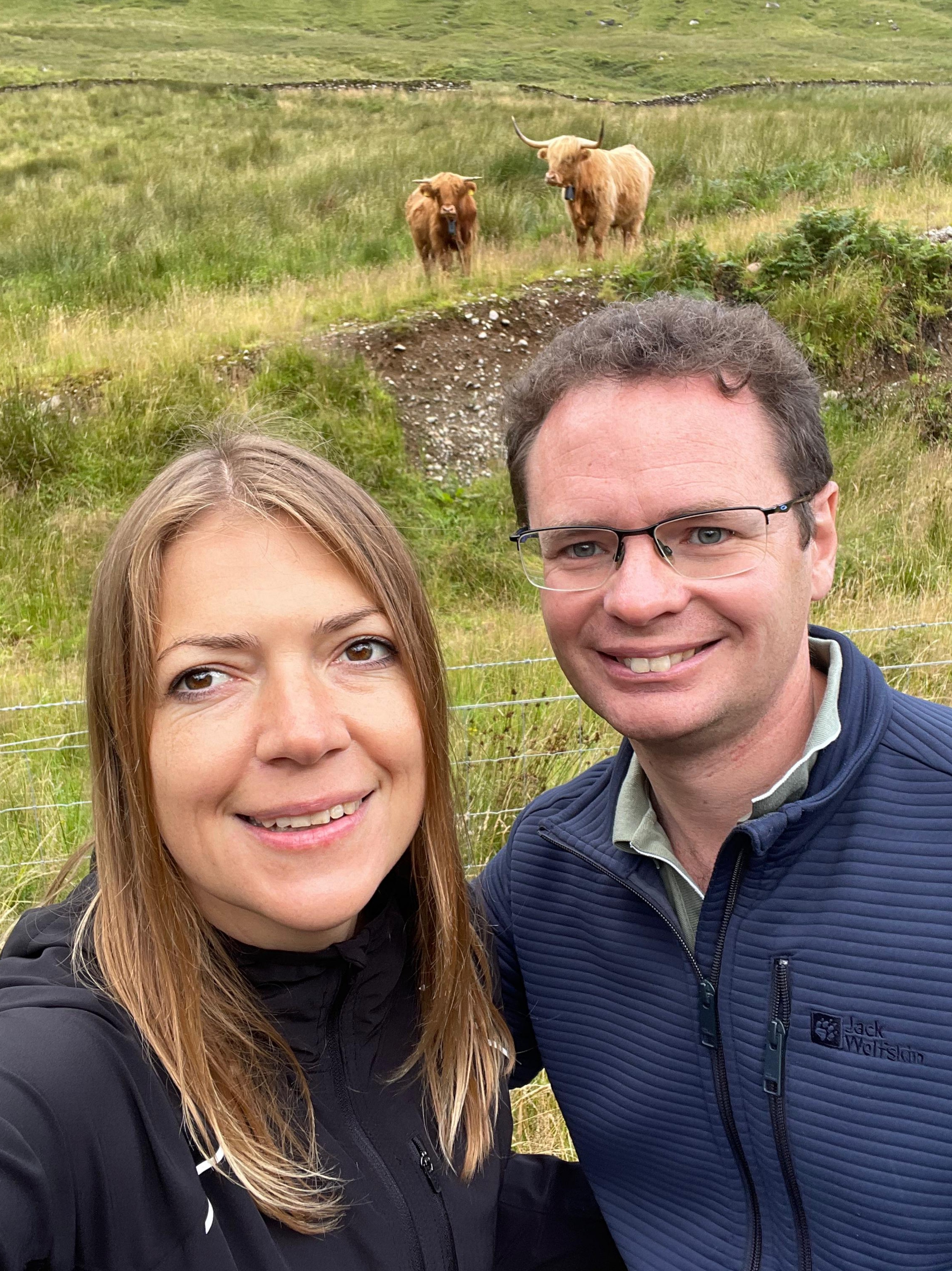 Elena and Chris in Scotland