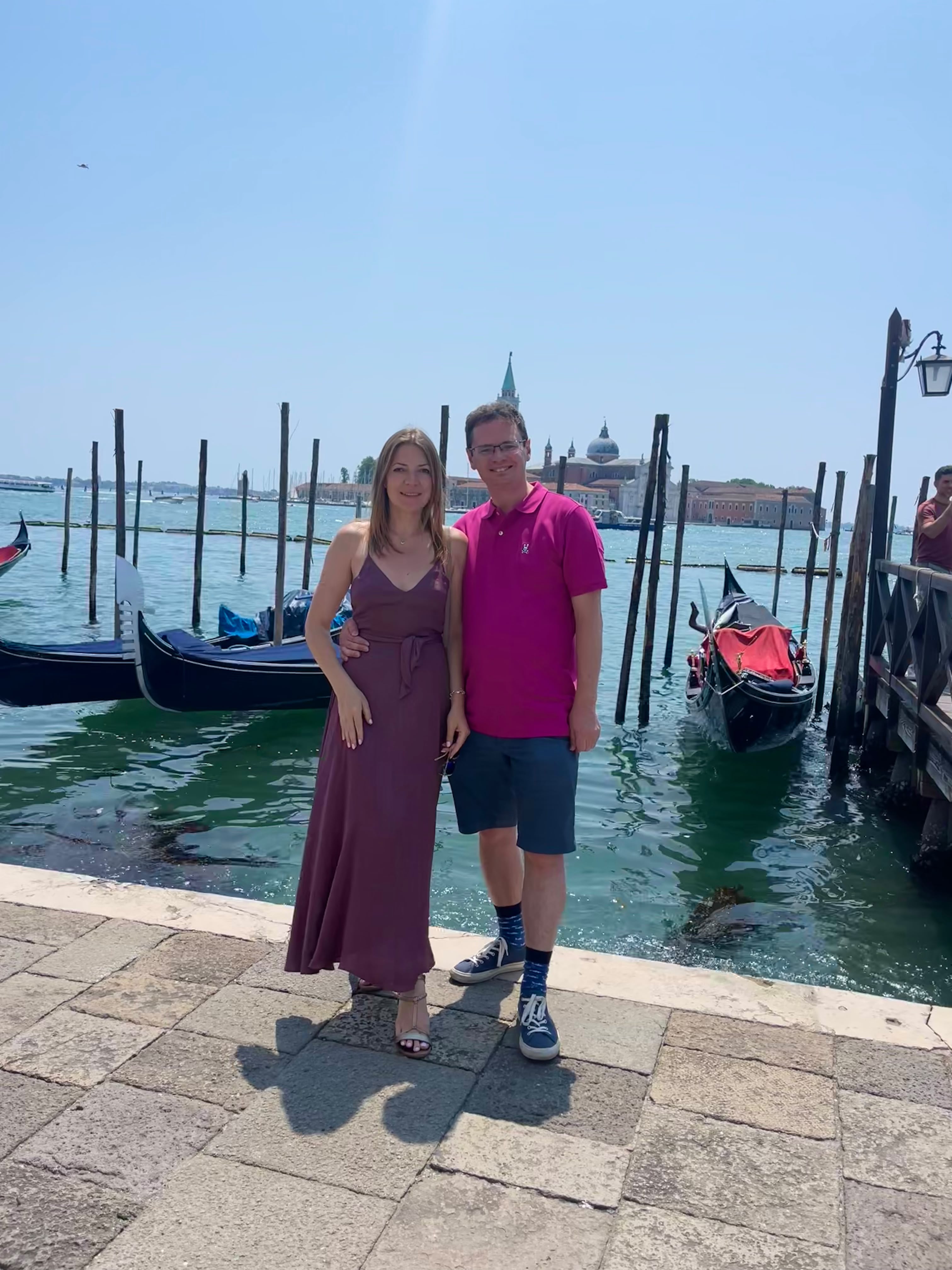 Elena and Chris in Venice